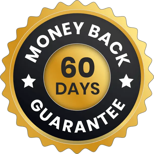 ExiTide 60 day money back guarantee badge
