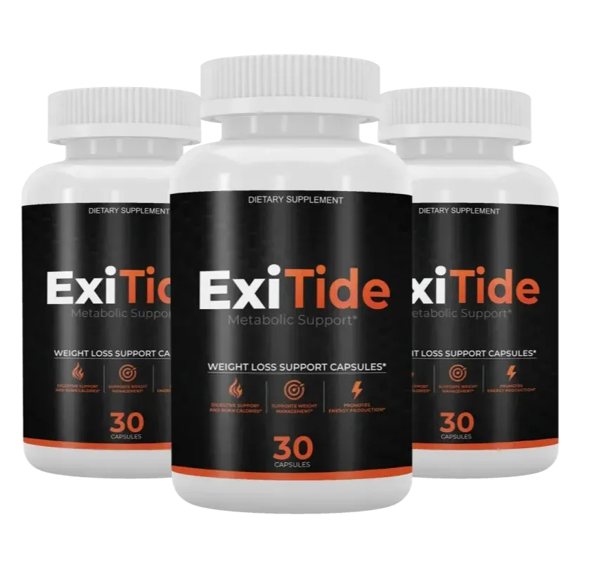 ExiTide plant-based weight management supplement bottle